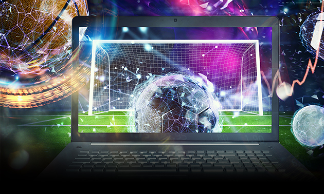 Deportistas de varias disciplinas junto al logo de la casa de apuestas bwin.