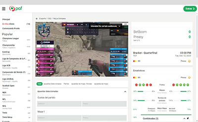 Página en vivo de Béisbol en Paf.